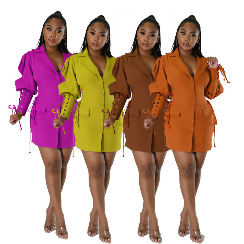 Europe And America Strapped Dress Girl — mode femme