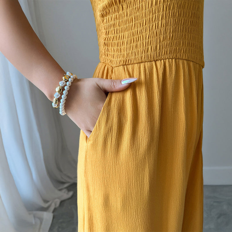 Femme's High-grade Simple Camisole High-waist Wide-leg Combinaison