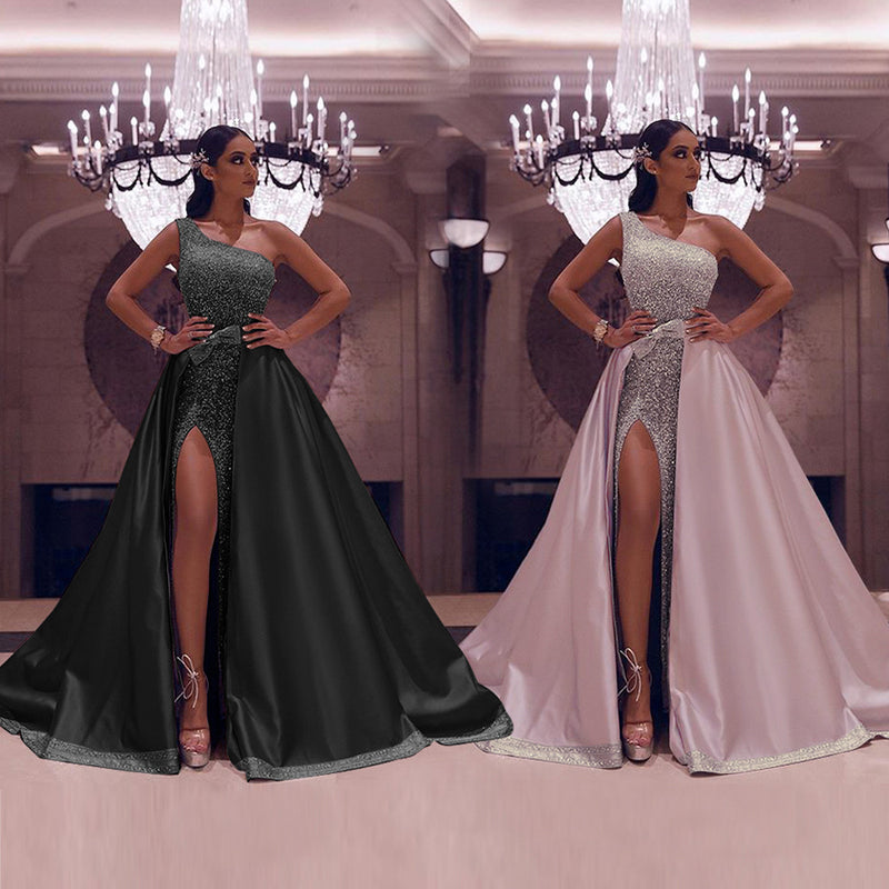 Robe Soirée Asymétrique Une Épaule - Élégance Intemporelle