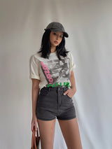 Washed Coton Ample T-Chemise - Punk Rock Attitude