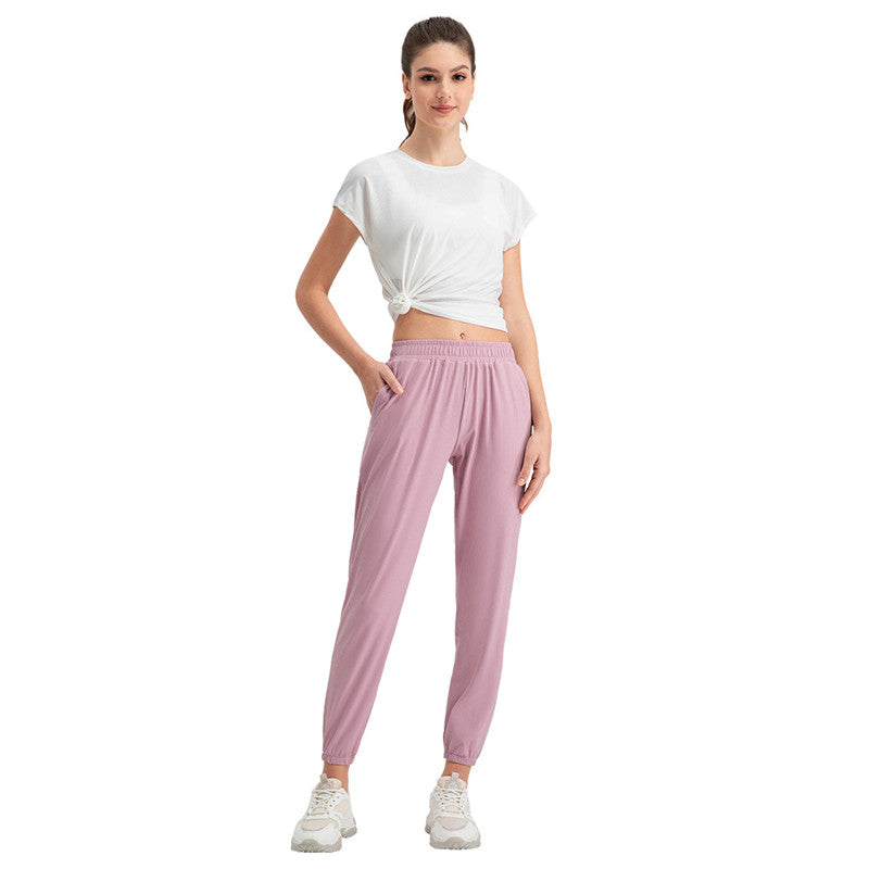 Cool Breathable Sports Short Sleeve Yoga Suit Top Quick-dryi — mode femme