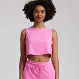 Women's Sleeveless Outdoor Running Fitness Sports Top Quick- — boutique en ligne
