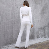 Tailleur Femme Décolleté V Profond - Élégance Intemporelle