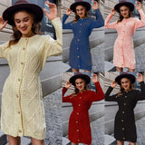 Knitted slim dress — VELORA