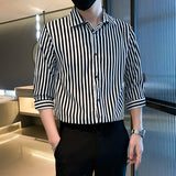 Chemise Rayures Noir Blanc - L'Intemporelle Chic — tendance 2026