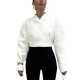 Machete Long Sleeve Loose-fitting Short Coat Women — tendance 2026