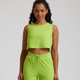 Women's Sleeveless Outdoor Running Fitness Sports Top Quick- — tendance 2026