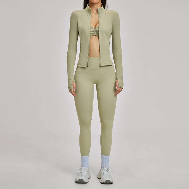 Ensemble Casual Zippé – Confort & Style Féminin Moderne