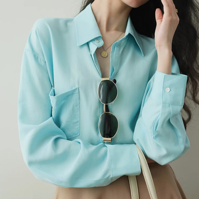 Spring New Simple Loose Casual Top — VELORA