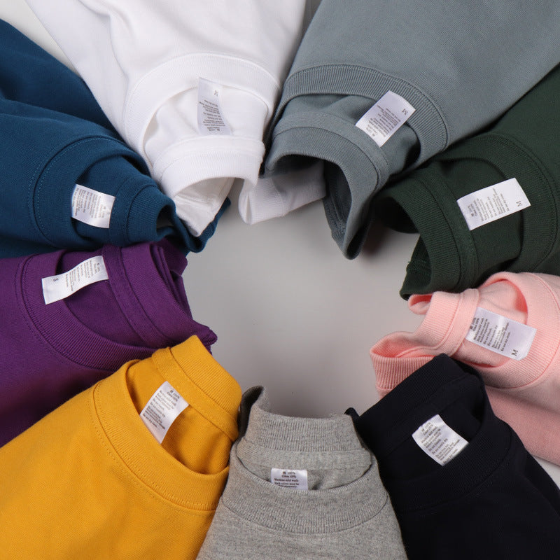 T-Chemise Coton Premium Col Rond - Manches Courtes