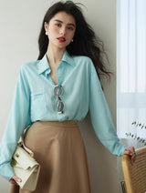 Spring New Simple Loose Casual Top — livraison gratuite