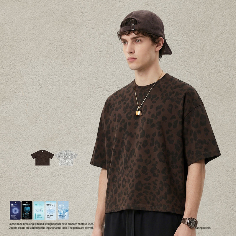 T-shirt Léopard Oversize - Élégance Sauvage et Confort