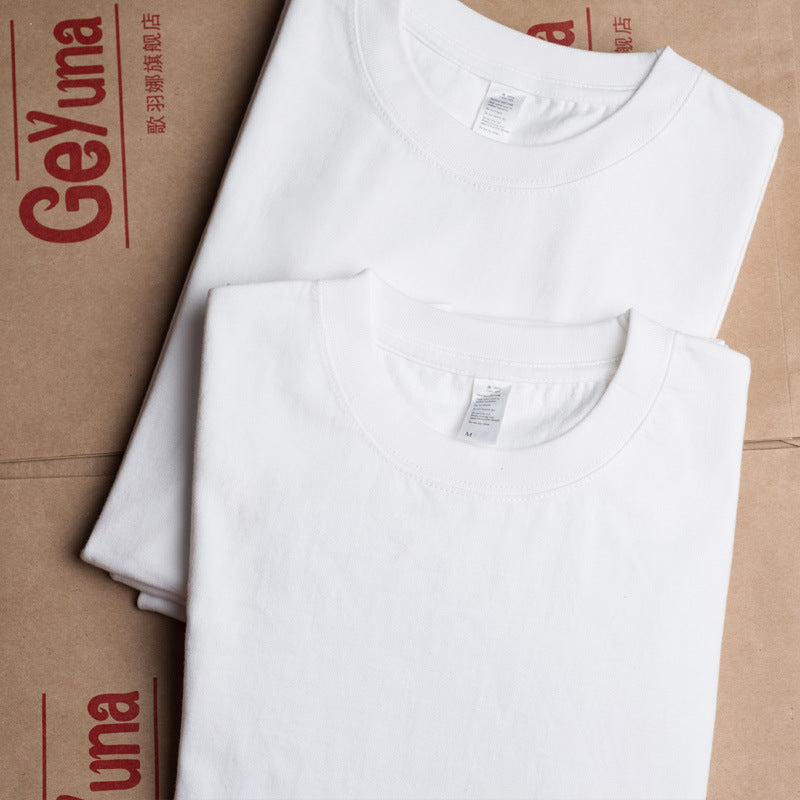 T-Chemise Coton Premium Col Rond - Manches Courtes