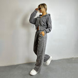 Ensemble Sweat à Capuche Effet Usé - Confort Coton Premium