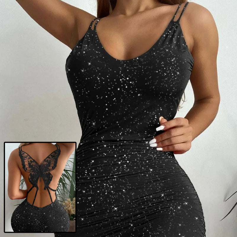 Robe Papillon Ajourée - Élégance Délicate