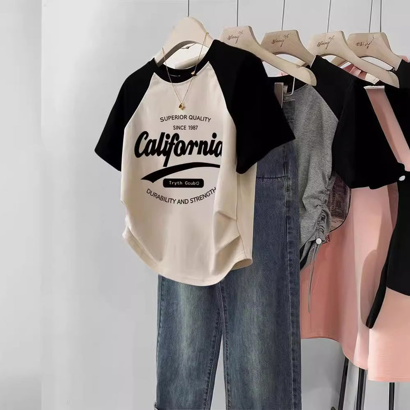 Women's Gentle Sweet And Spicy Short T-shirt — VELORA