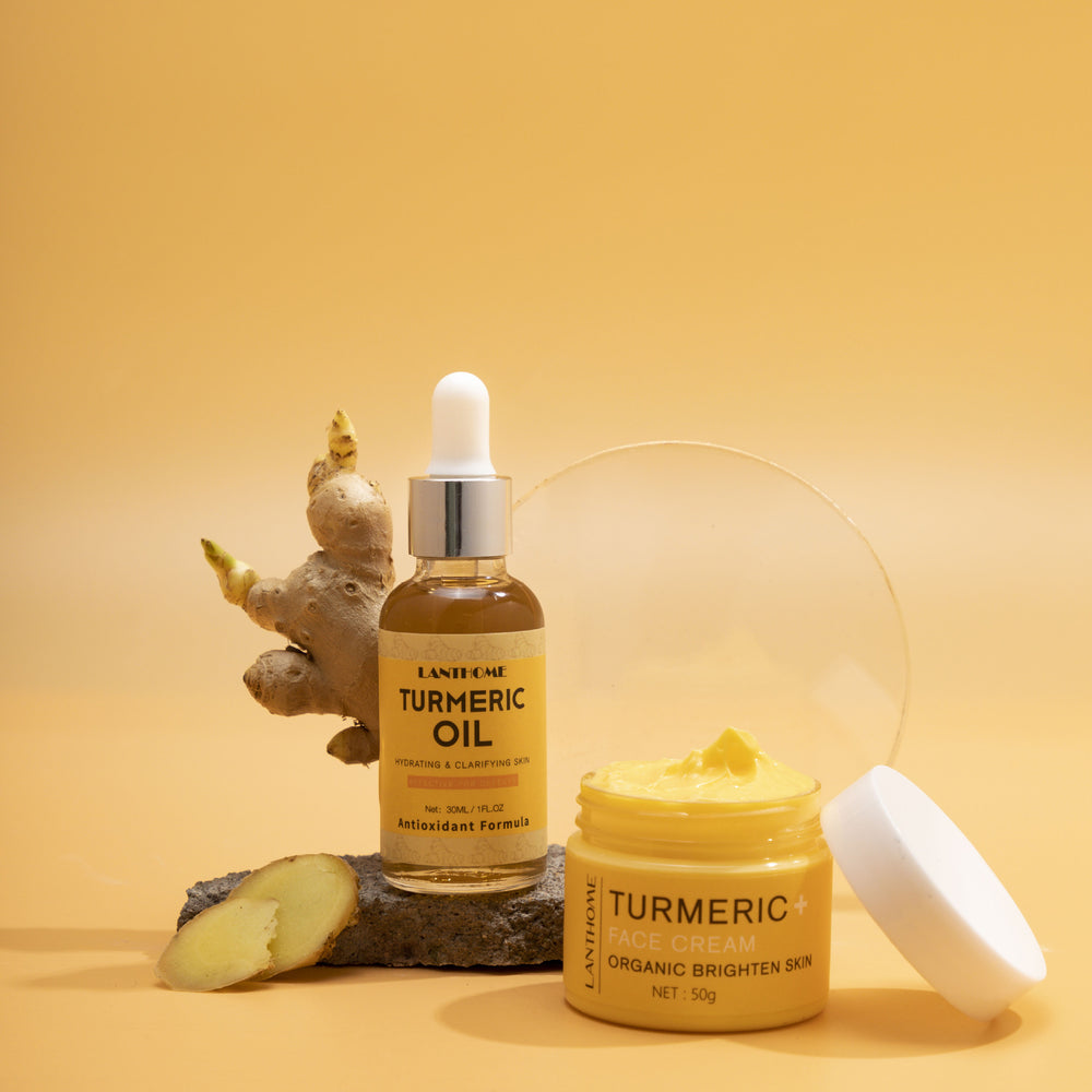 Turmeric Essential Oil Skincare Set - Éclat & Hydratation Intensifs