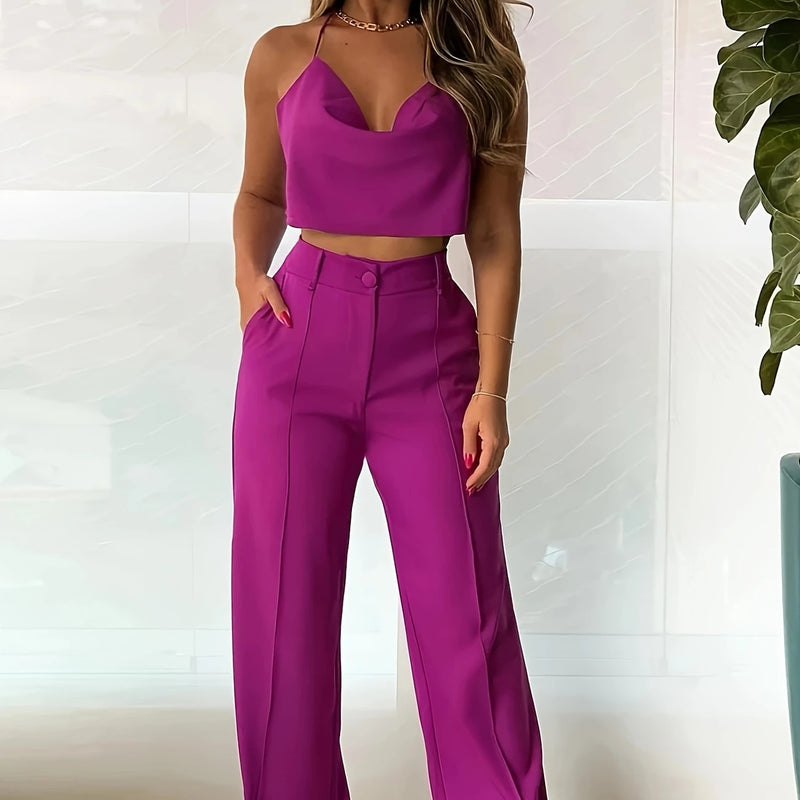 Ensemble Top Premium - Polyester Haute Couture Femme