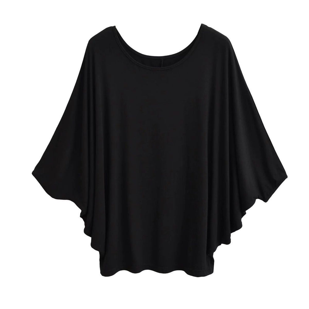 Idle Style Loose Large Silk Mask T-shirt Women's All-match S — VELORA