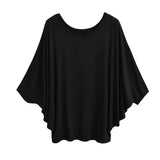 Idle Style Loose Large Silk Mask T-shirt Women's All-match S — VELORA