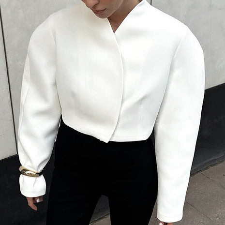 Machete Long Sleeve Loose-fitting Short Coat Women — VELORA