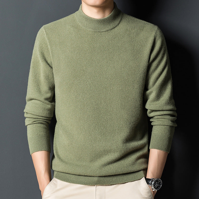 PULL HOMME AJUSTÉ CLASSIQUE MAILLE FINE PREMIUM