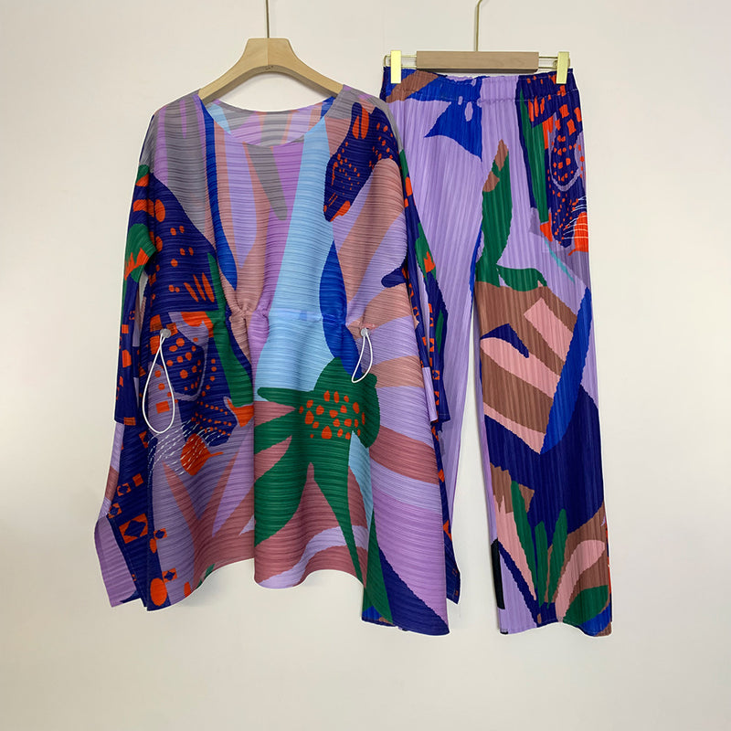 Ensemble Tailleur Pantalon Large - Style British Chic