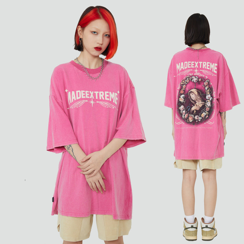 T-Shirt Street Retro Lettering - Élégance Urbaine Intemporelle