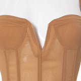 Women's Fashion Mesh Sheer Cropped Top — livraison gratuite