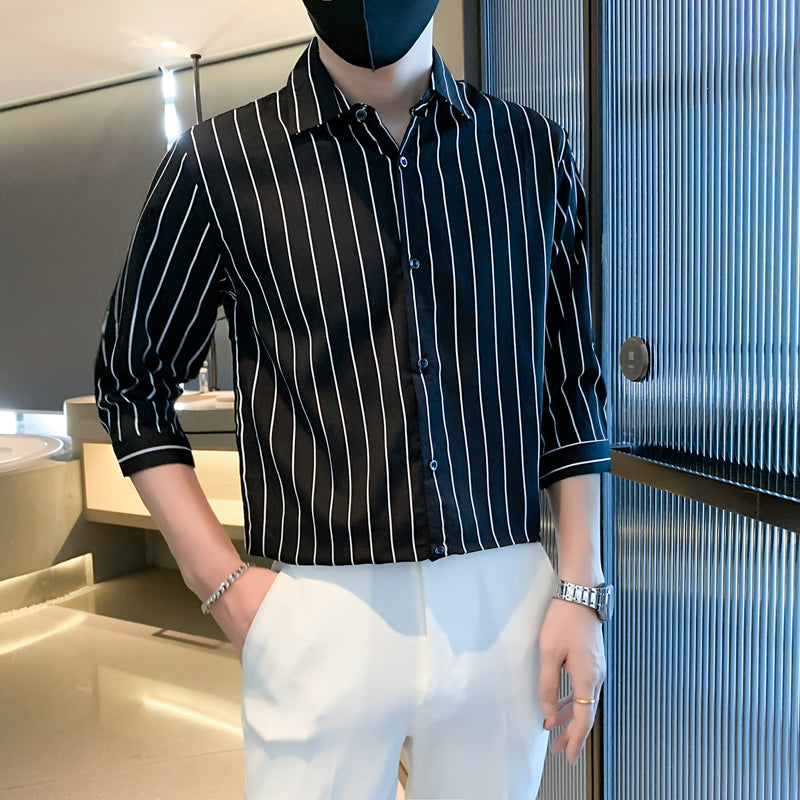 Chemise Rayures Noir Blanc - L'Intemporelle Chic — mode femme